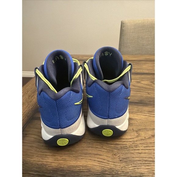 NEW Nike KD 18 Smart City Basketball Sneaker Royal/Yellow Mens 11 ….B33